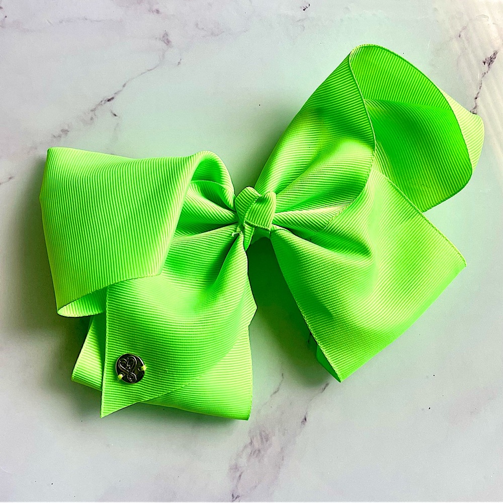 Lime Green Hair Bow
